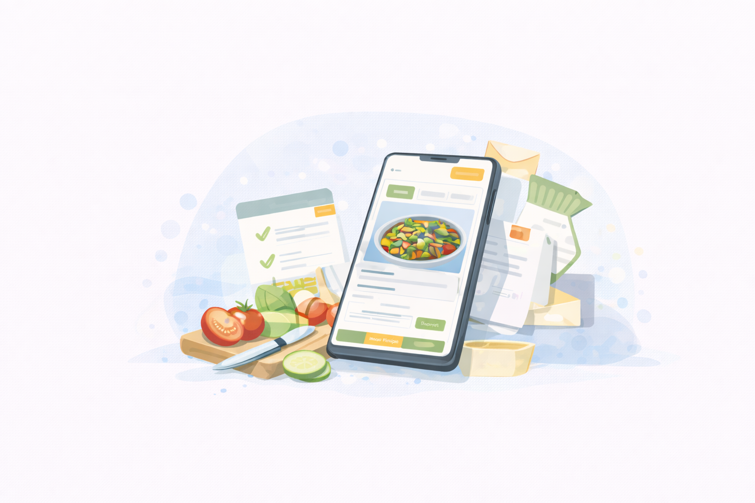 Cookfolio register hero Image